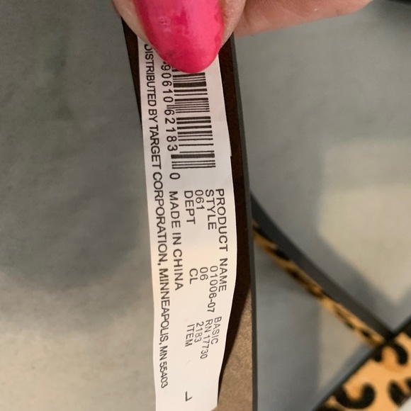 A.N.D. GENUINE LEATHER BELT NWT - Picture 4 of 5